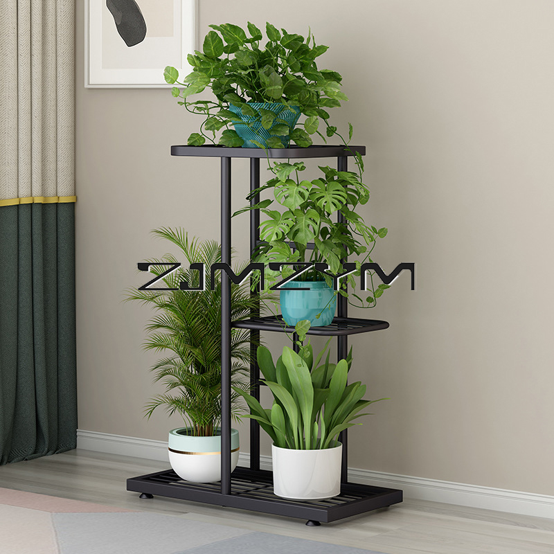 多機能植物フラワースタンドポットトレイ植物棚プランターディスプレイラック収納ホルダー棚ホームバルコニー庭の装飾