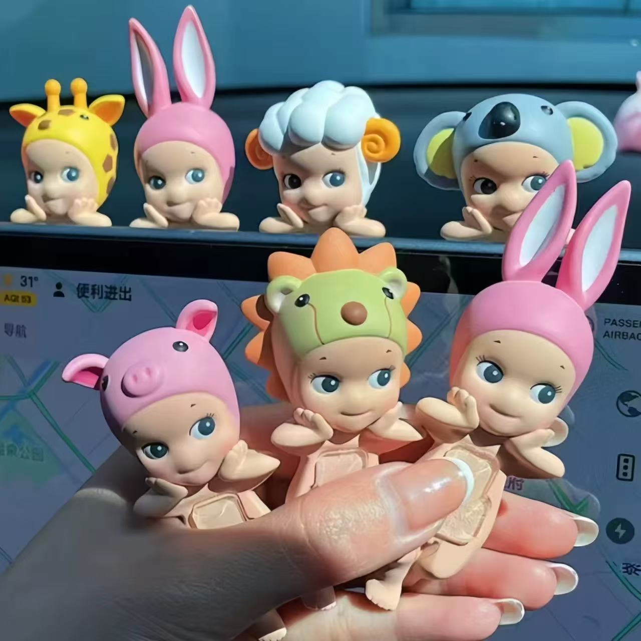 2026 ホットフルーツアニマルブラインドボックスミニフィギュアパーティーシリーズブラインドボックストレンディプレイ装飾クリエイティブ子供の誕生日クリスマスギフト