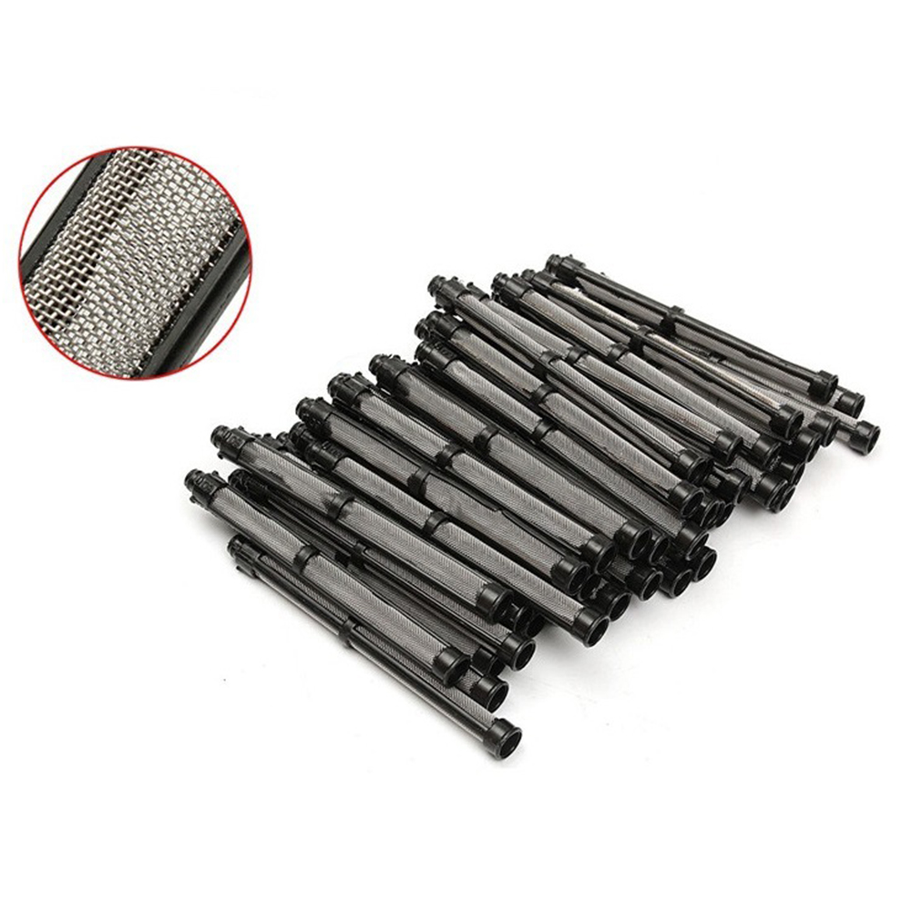 20 個 60/100/150 メッシュエアレスペイントスプレーフィルター高濾過エアレスペイントスプレーフィルター 11x110mm 電動工具アクセサリー