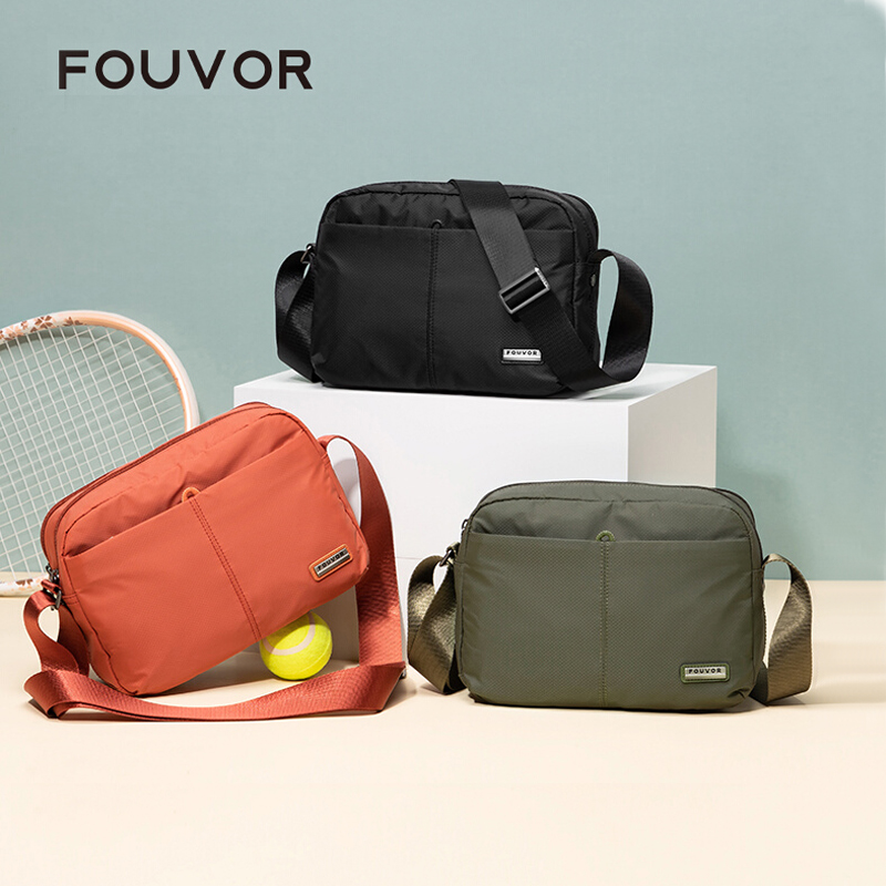 Fouvor クロスボディバッグ女性のための 2025 ファッション防水ショルダーバッグ高品質新しい小さなキャンバススポーツメッセンジャーバッグ 2961-11