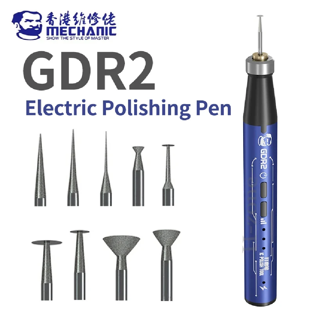 メカニック GDR2 多機能電動研磨ペン携帯電話の修理マザーボード PCB IC CPU 切断研磨ペンツール