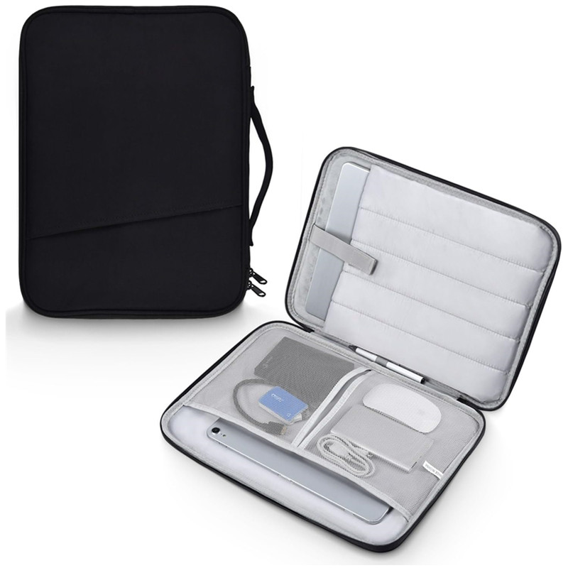 キャリングハンドルバッグラップトップスリーブケース Macbook Air Pro 16 15 13 13.6 インチ M4 M3 M5 M2 チップ Mac Book ポケットカバーアクセサリー