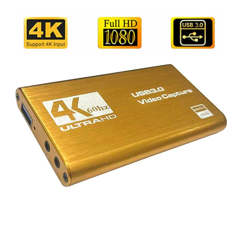 4K HDMI 互換 USB 3.0 ビデオキャプチャカード 1080P 60FPS 60Hz ビデオレコーダーグラバー ゲーム録画ライブストリーミング用