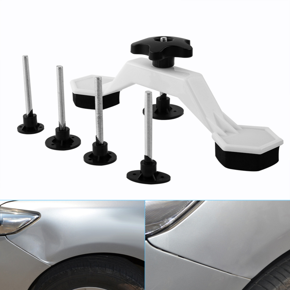 ペイントレス自動車デントリペアボディダメージ修正ツール引っ張りブリッジプーラーデント除去接着剤タブハンドリペアツールキットユニバーサル