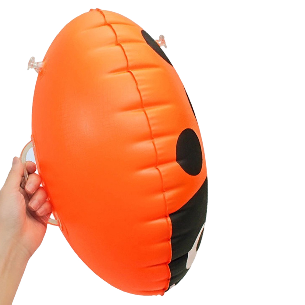 PVC 水泳ブイバッグ インフレータブルてんとう虫スイムフロートバッグ フローティング多機能 ウエストベルト付き ウォータースポーツ用に調節可能