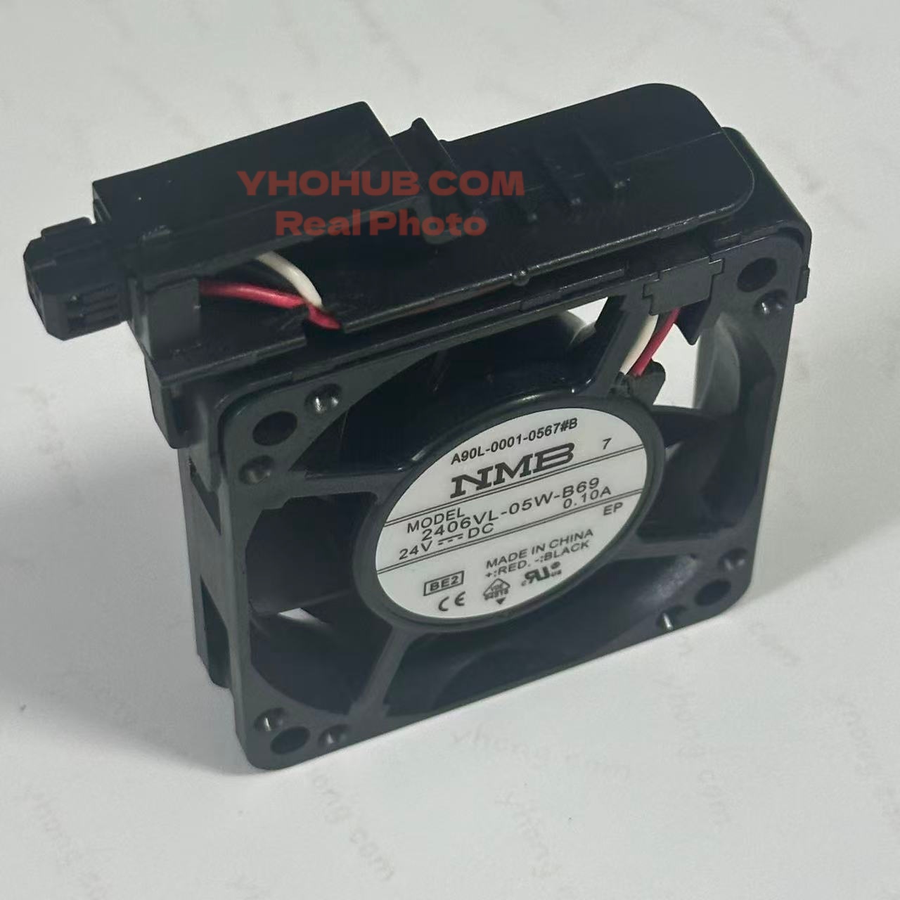 NMB 2406VL-05W-B69 BE2 DC 24V 0.10A 60x60x15mm 3 線式サーバー冷却ファン