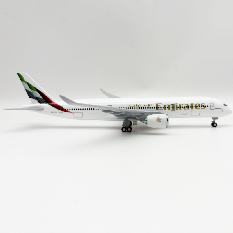 ダイキャスト 30 センチメートルモデル飛行機 A350 エミレーツ航空樹脂 1/250 スケール飛行機お土産趣味ギフト航空による着陸装置