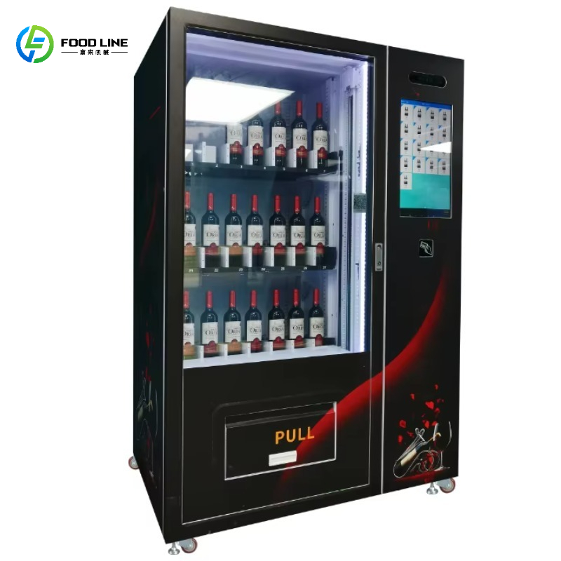 カスタマイズされた販売のための自動ビール自動販売機年齢確認ワインとアルコールの自動販売機ウォッカ