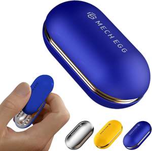 メカニカルエッグ 金属製フィンガースピナー エッグプッシュ EDC フィンガーおもちゃ 大人向け感覚玩具 家庭・オフィス・デスク用おもちゃ ADHD・自閉症の方におすすめ