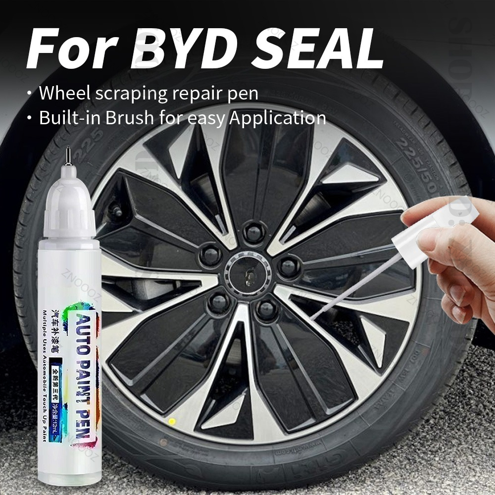 BYD シール用タッチアップペイントホイール修理キット素早く簡単なホイール傷修復リムペイント車のホイール修理用シルバーブラック