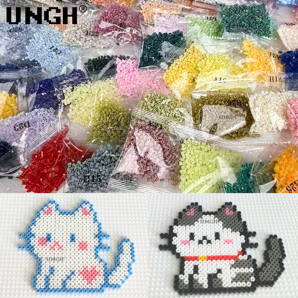 パーラービーズマードビーンフュージョンビーン 2.6 ミリメートル Pindou DIY 材料バッグホリデーギフト 3D パズルハマビーズ手作り手芸キーホルダー