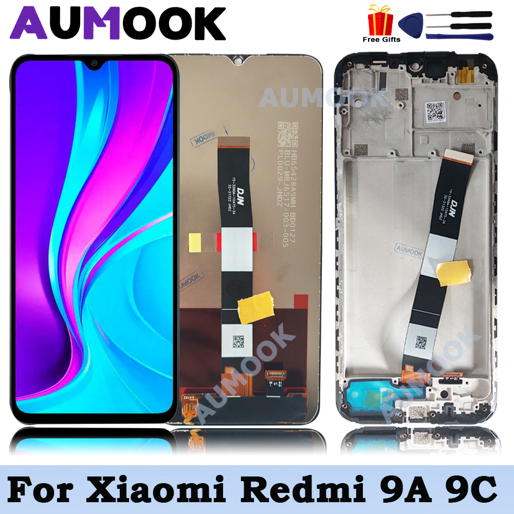 100% テスト 9a9c 6.53 ''Xiaomi Redmi 9A 9C ディスプレイタッチスクリーンデジタイザアセンブリの交換 Redmi 9C 9A Lcd ディスプレイ