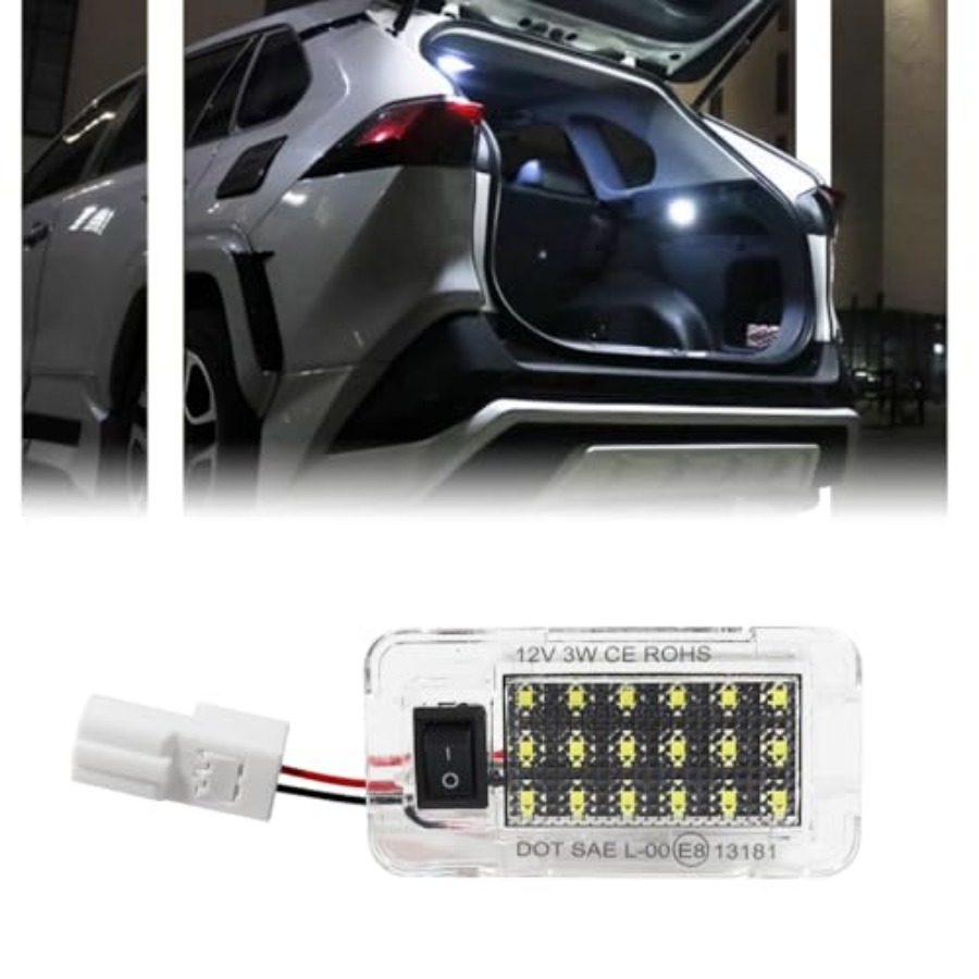 LED ラゲッジコンパートメントライト トヨタ RAV4 2019 2020 2021 用、カーゴランプ装飾雰囲気ランプ、Rav4 アクセサリートランク C