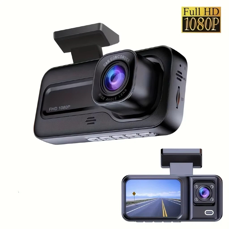車 DVR HD ダッシュカメラビデオレコーダー駐車場監視 Insede IR ナイトビジョンループ録画