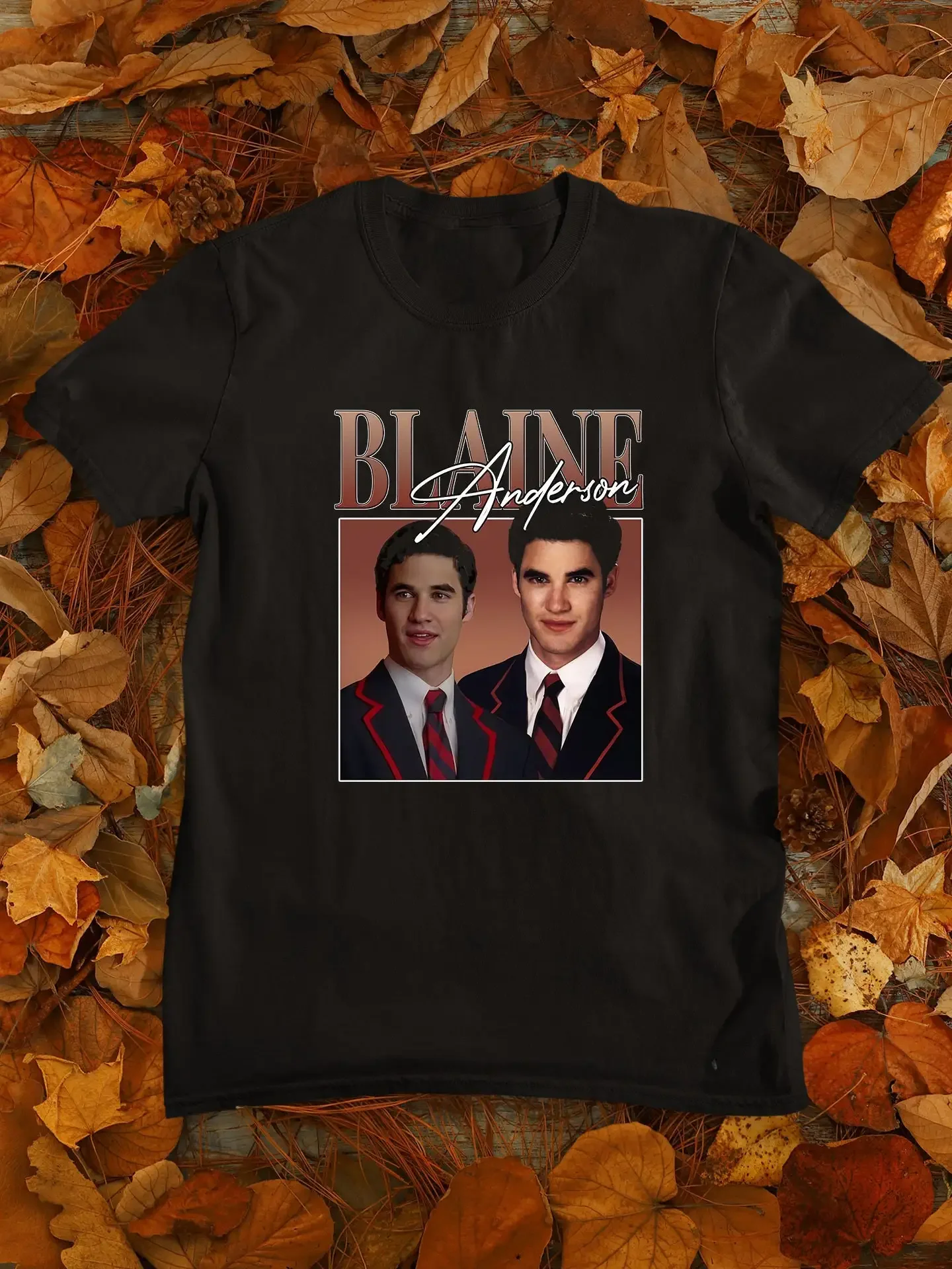 ブレイン・アンダーソン Glee Never Been Kissed 90 年代 VTG ブラック T シャツ