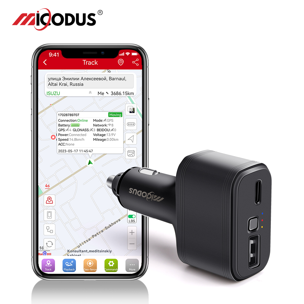 MiCODUS 4G GPS トラッカー車 MV77G SOS GPS Rastreador 4G 盗難防止アラート 5000 個データストレージ無料追跡アプリ