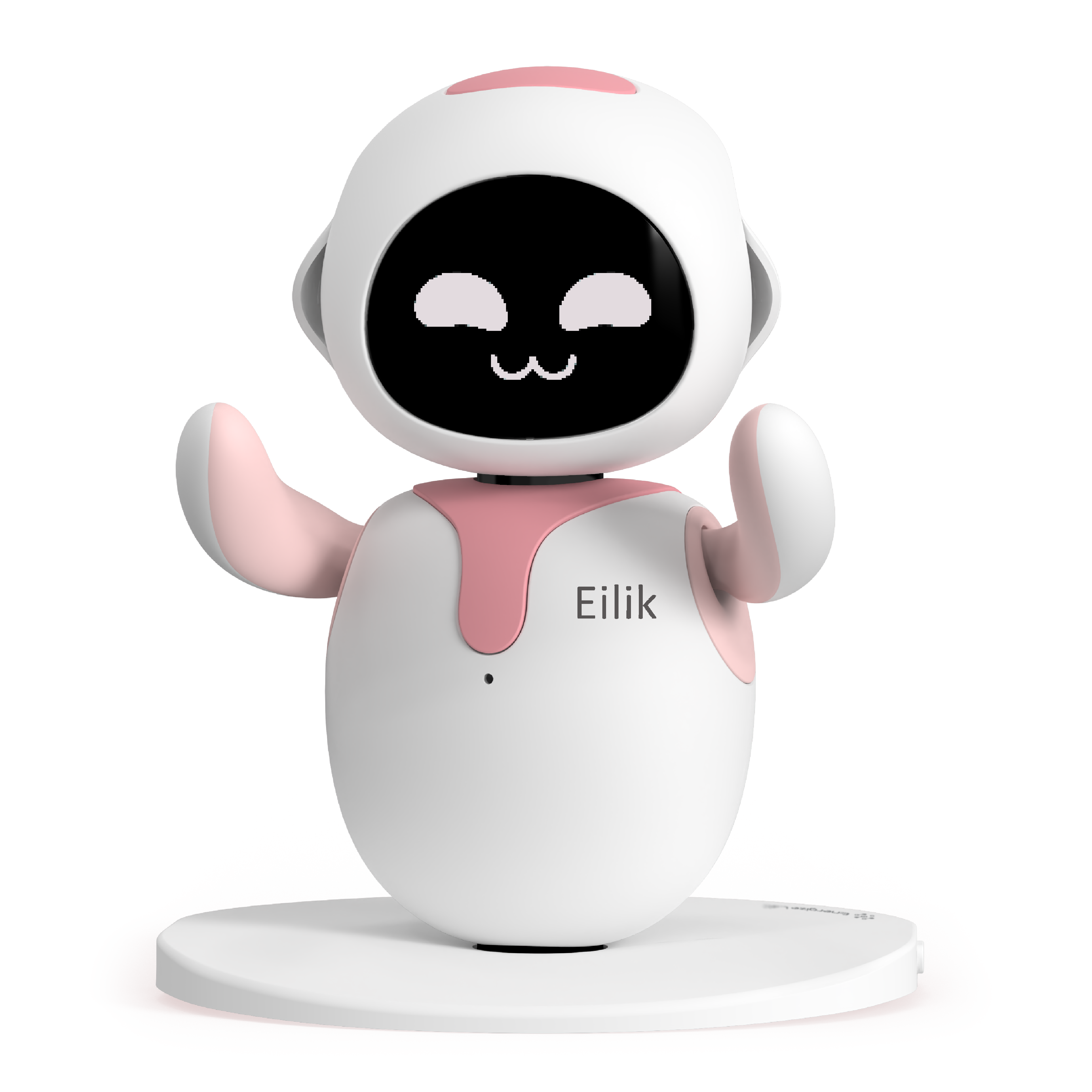 Eilik Pink - タッチインタラクティブおもちゃ、豊かな感情を持つかわいいロボットペット。アイドルアニメーション