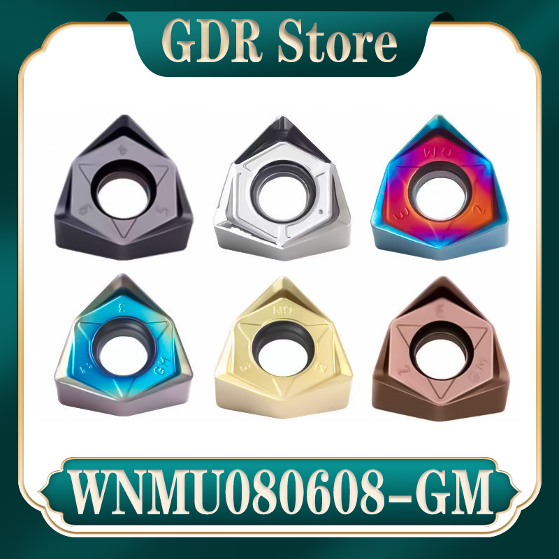 GDR WNMU WNMU0806 インサート WNMU080608 インサート 両面六角形 90 度直角 MFWN900 カッターインサートへ早送り