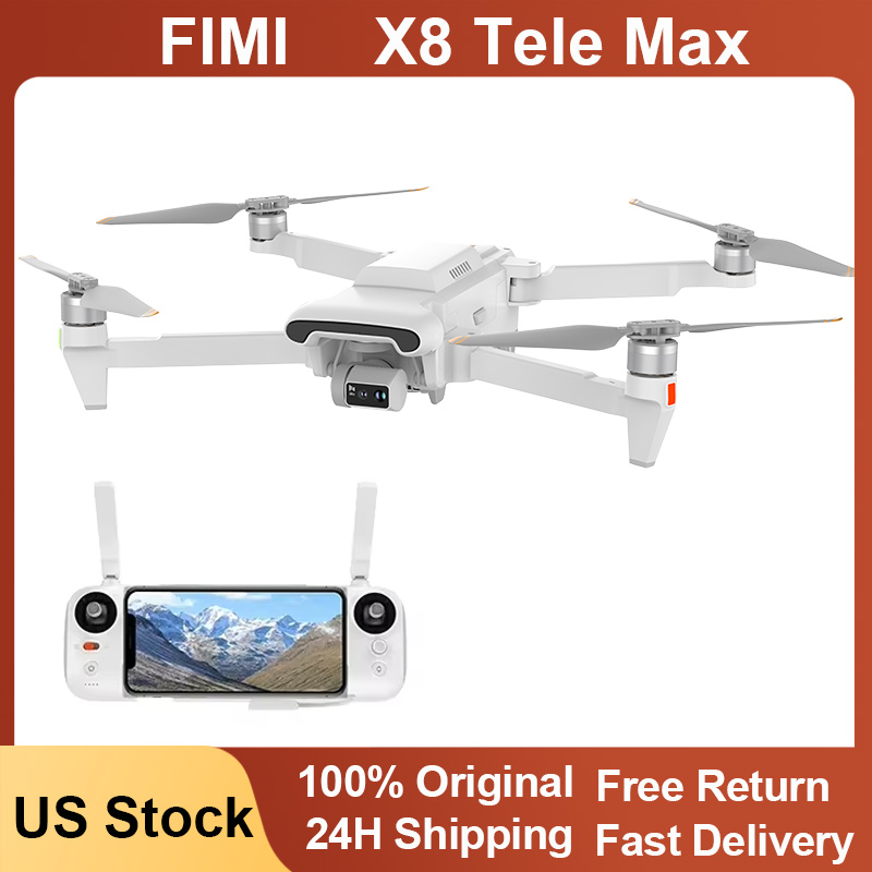 FIMI X8 TELE MAX ドローン 4K プロフェッショナル HDR 48MP 3 軸ジンバルカメラドローン プロフェッショナル GPS 20KM RC クアッドコプター 2025