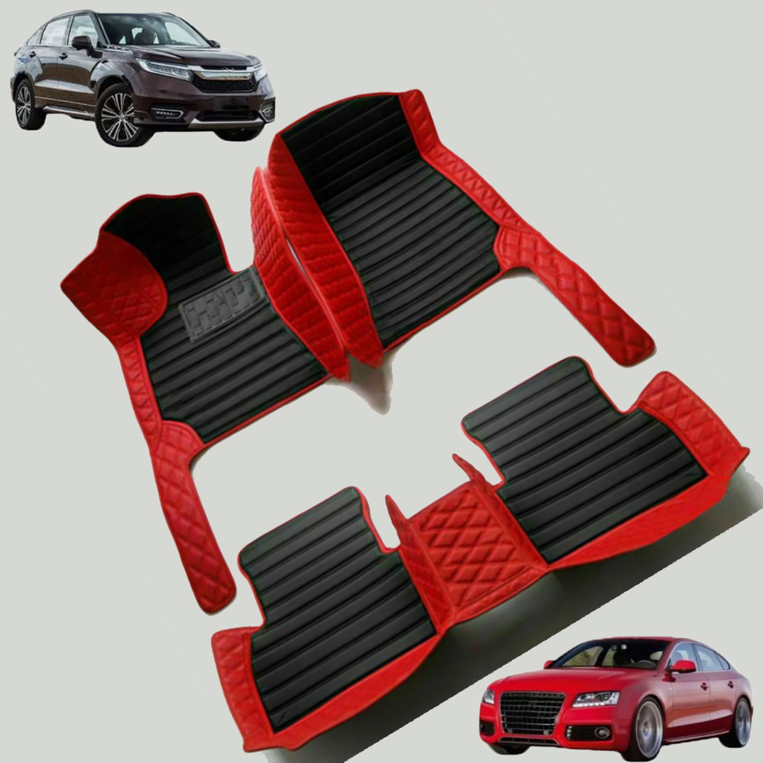 新しいカスタム車のフロアマット BMW 1er ハッチバック F20 F21 2012-2018 自動車カーペットコシェアクセサリー防水革