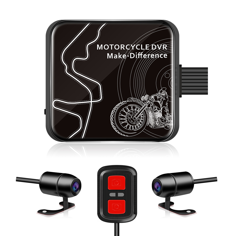 SYS VSYS デュアルオートバイ DVR 1080P アクションカメラレコーダーフロント