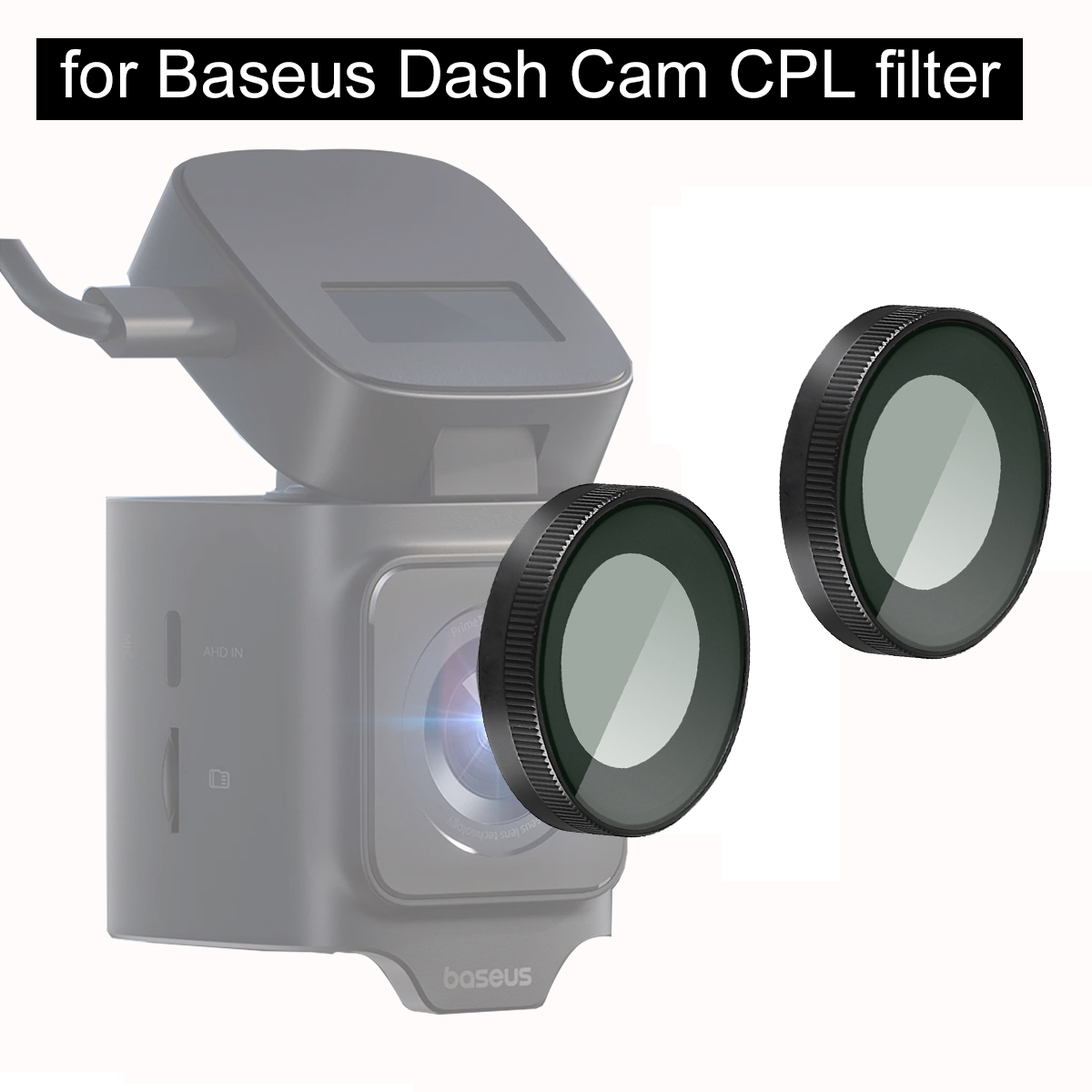 Baseus ダッシュカム CPL フィルター HD レンズ防塵アンチグレア用
