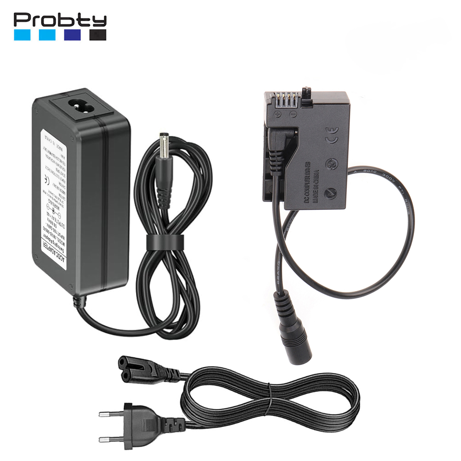 ACK-E8 AC 電源アダプタ供給 LP-E8 DR-E8 ダミーバッテリー Canon EOS Rebel T5i T4i T3i T2i Kiss X7 X6 X5 X4 700D 650D 600D 用