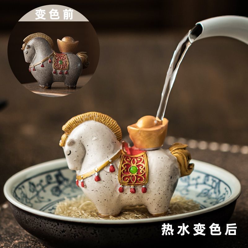すぐに色が変わるリッチティーペットオーナメント中国風ラッキータンマレイズセットトレイアクセサリーブティックティーペット