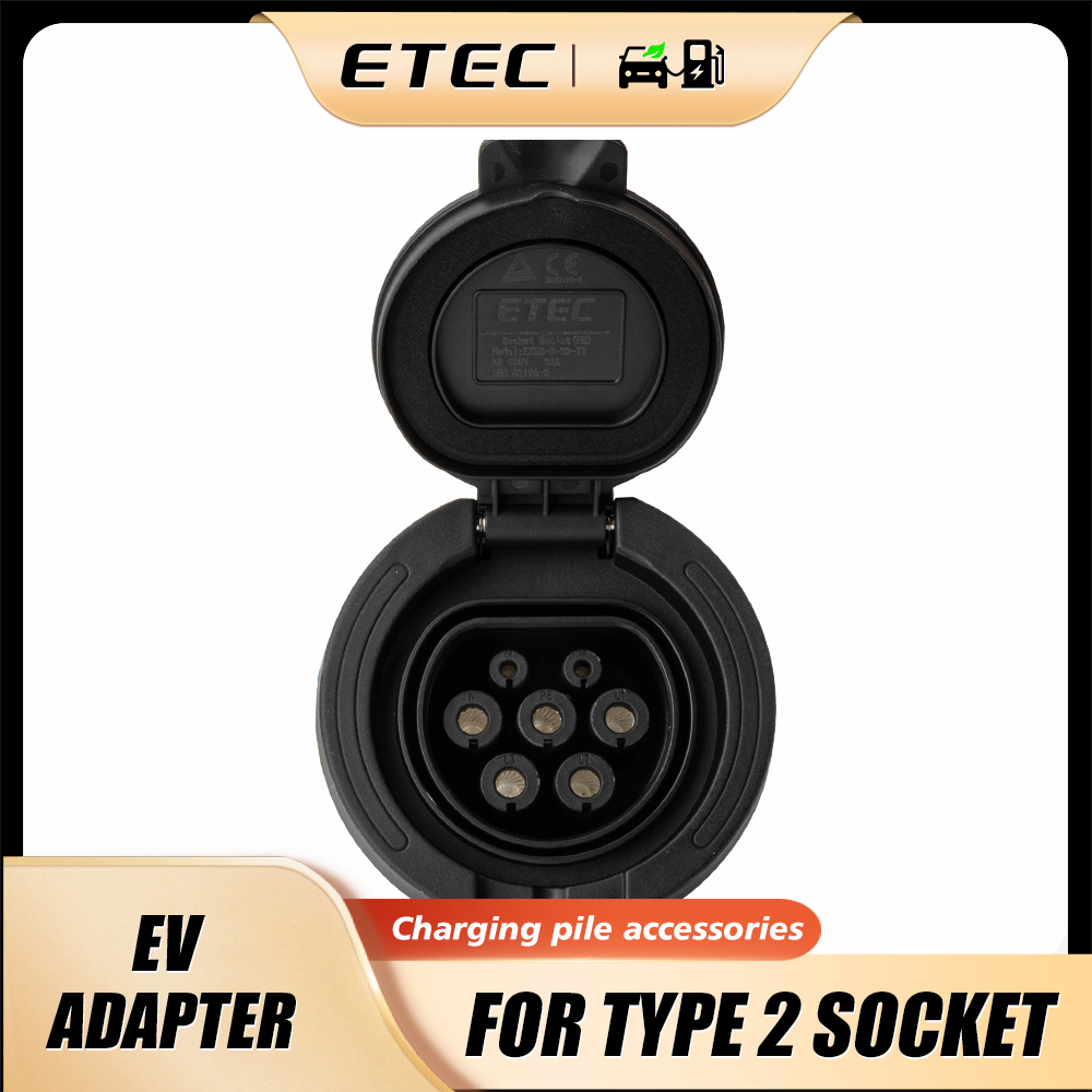 ETEC 電気自動車充電レセプタクル タイプ 2 レセプタクル コネクタ固定ヨーロッパ IEC 62196-2
