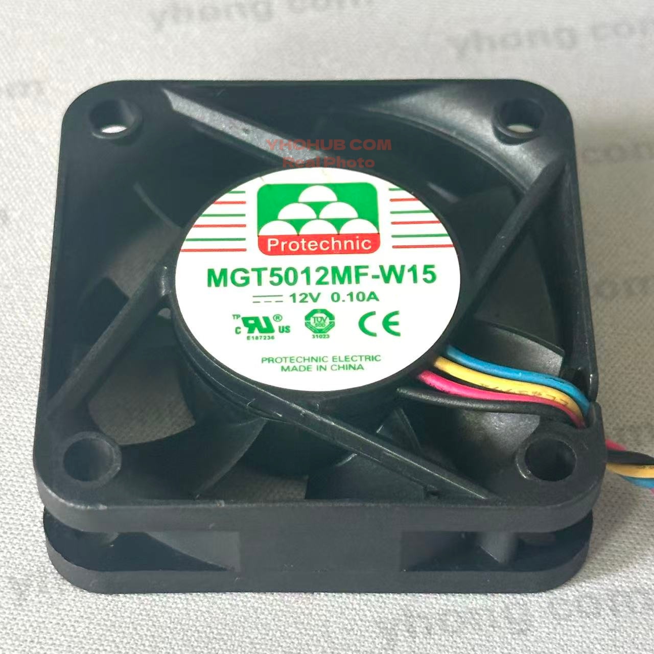 MAGIC MGT5012MF-W15 DC 12V 0.10A 50x50x15mm 4 線式サーバー冷却ファン