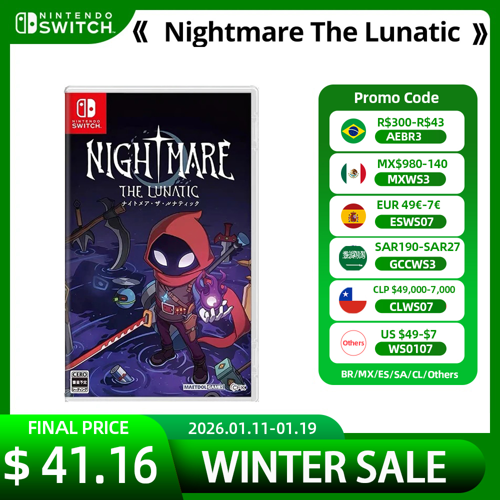 Nightmare The Lunatic - Nintendo Switch ゲームディール 100% 公式物理ゲームカードサポート TV 卓上ハンドヘルド