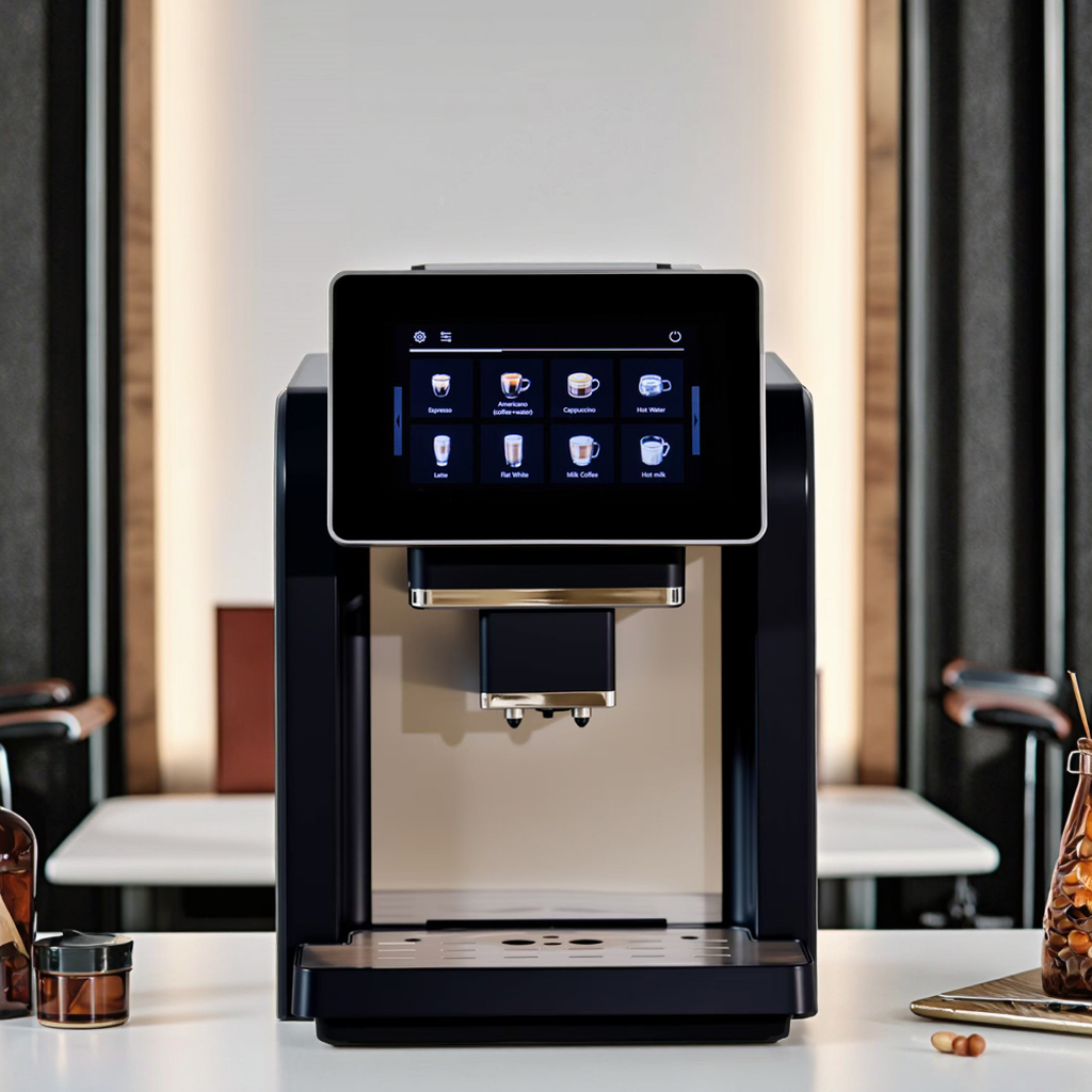 New7" Touch Screen Cafetera De Expreso Profesional Electric Smart Coffee Machine Fully Automatic Commercial Coffee Espresso Mach