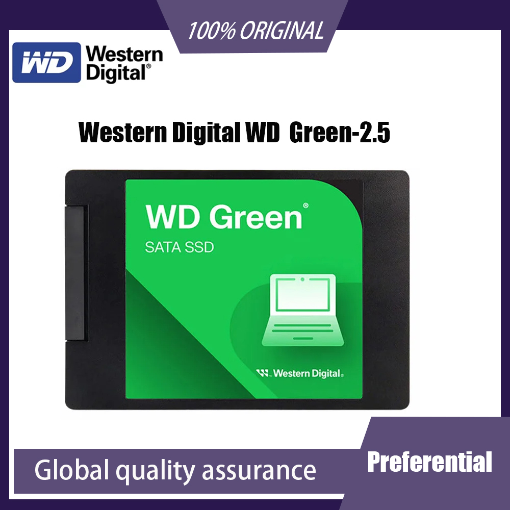 オリジナル Western Digital WD グリーン ディスク SSD SAT3.0 シリアル ポート 2.5 インチ デスクトップ ラップトップ オフィス ソリッド ステート