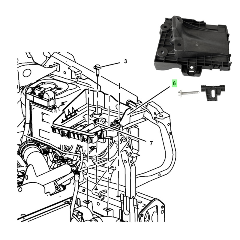 新車バッテリートレイバッテリーラックシャーシ 5115730AC ジープコンパスパトリオット 2007-2013 バッテリーシャーシ