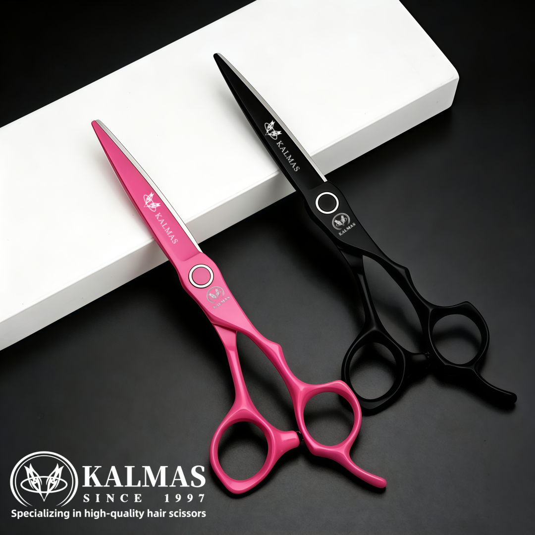 KALMAS 6 インチ理髪はさみプロフェッショナル日本 VG10 鋼ヘアカットはさみサロン用