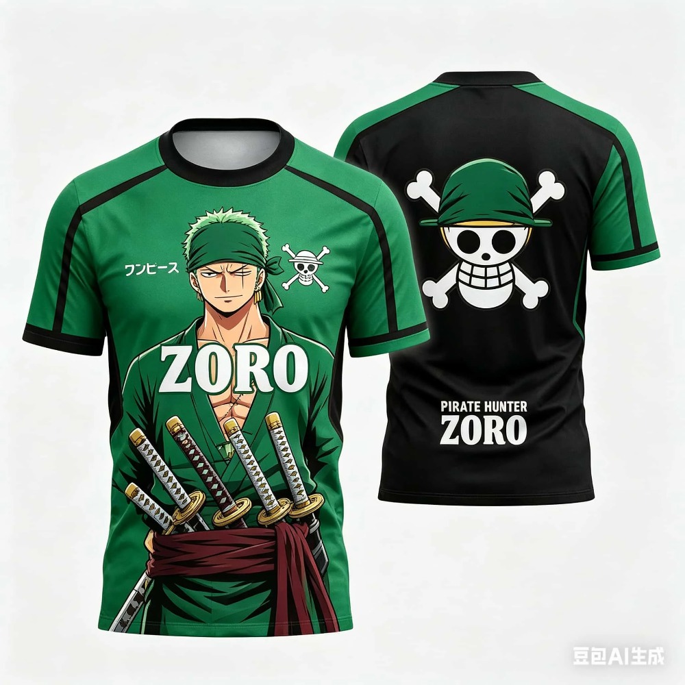 ワンピースアニメルフィ 3D プリントサッカージャージ男性用 Tシャツ夏のスポーツシャツカジュアルコスプレ Tシャツ家族マッチング