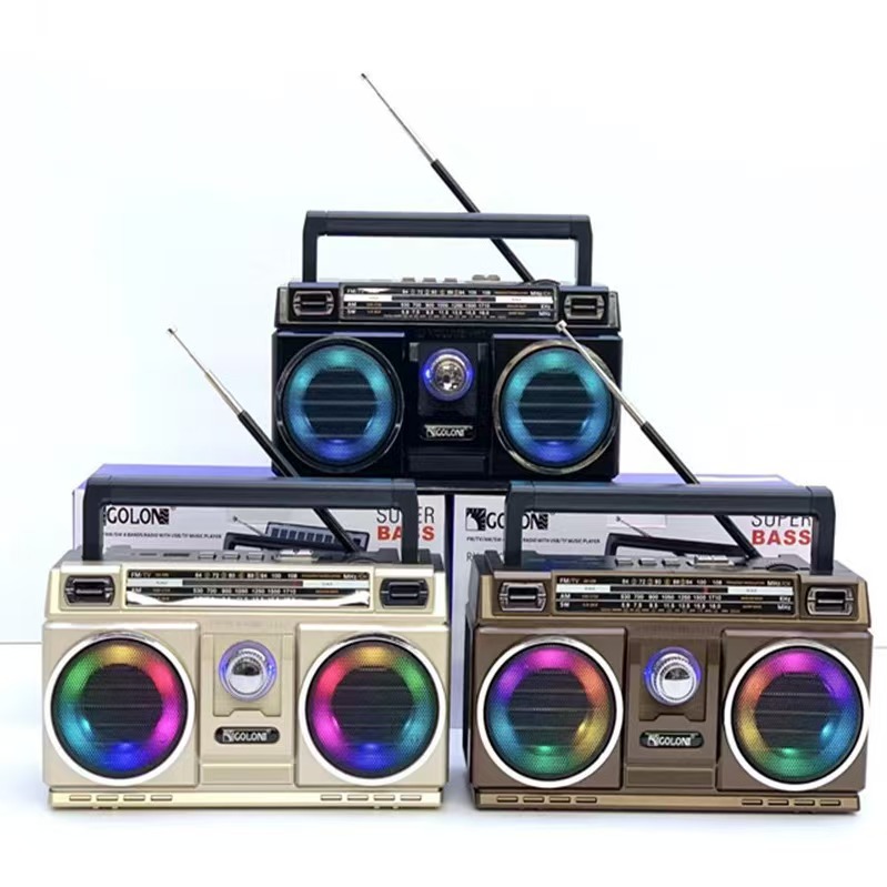 RX-750D ホット販売レトロラジオ LED クラシック FM AM SW ポータブルラジオ BT USB TF カードプレーヤー全波受信機/ラジオ内蔵スピーカー