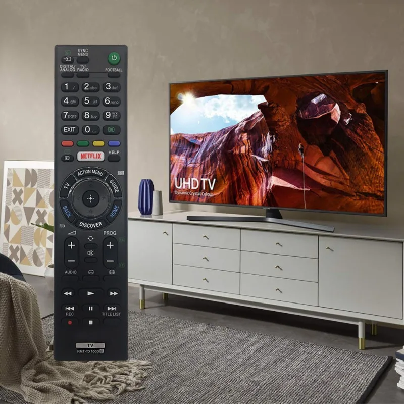RMT-TX100D ユニバーサルスマートテレビリモコン Sony TV RMT-TX102U RMT-TX101J RMT-TX100A RMT-TX102D AK59-00166A RMT-TX101D に適合