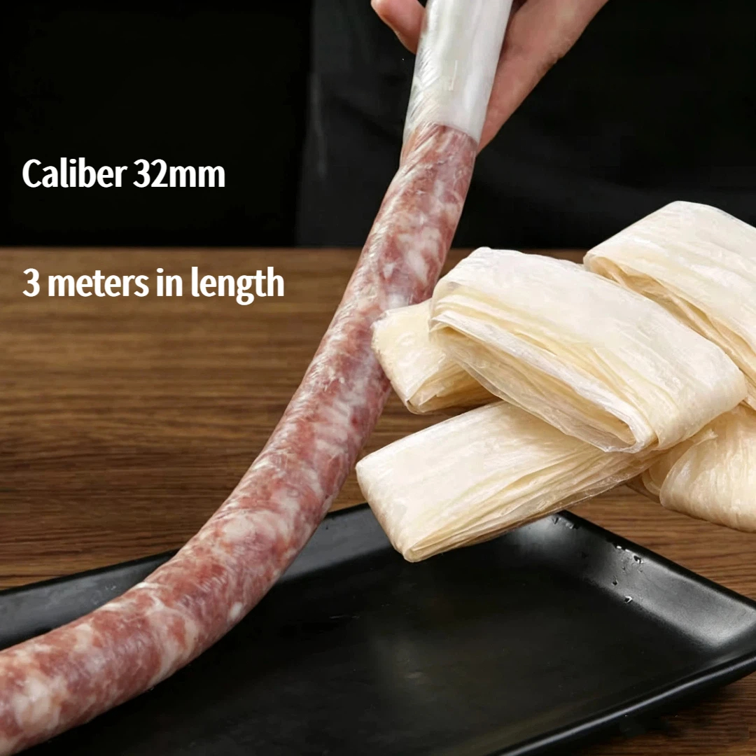 3M コラーゲンケーシング、ソーセージボックス、32mm 口径スモークソーセージ包装ツール、ソーセージ充填生産