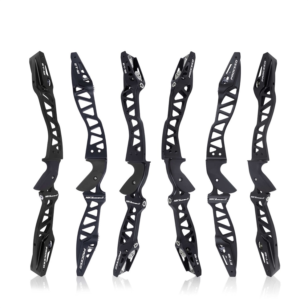 Nika Archery ET-12 プロシードボウライザー 25インチ CNC アルミニウム ILF リカーブボウライザー