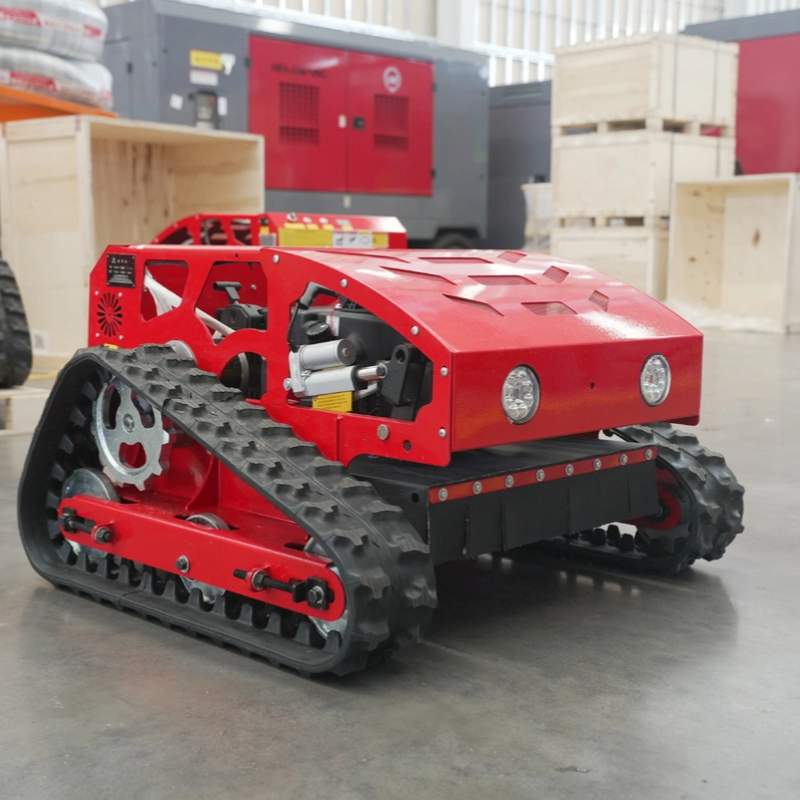 ミニ RC クローラー芝刈り機 500 ミリメートル切断幅草カッター全地形小型ロボット芝刈り機家庭用裏庭庭
