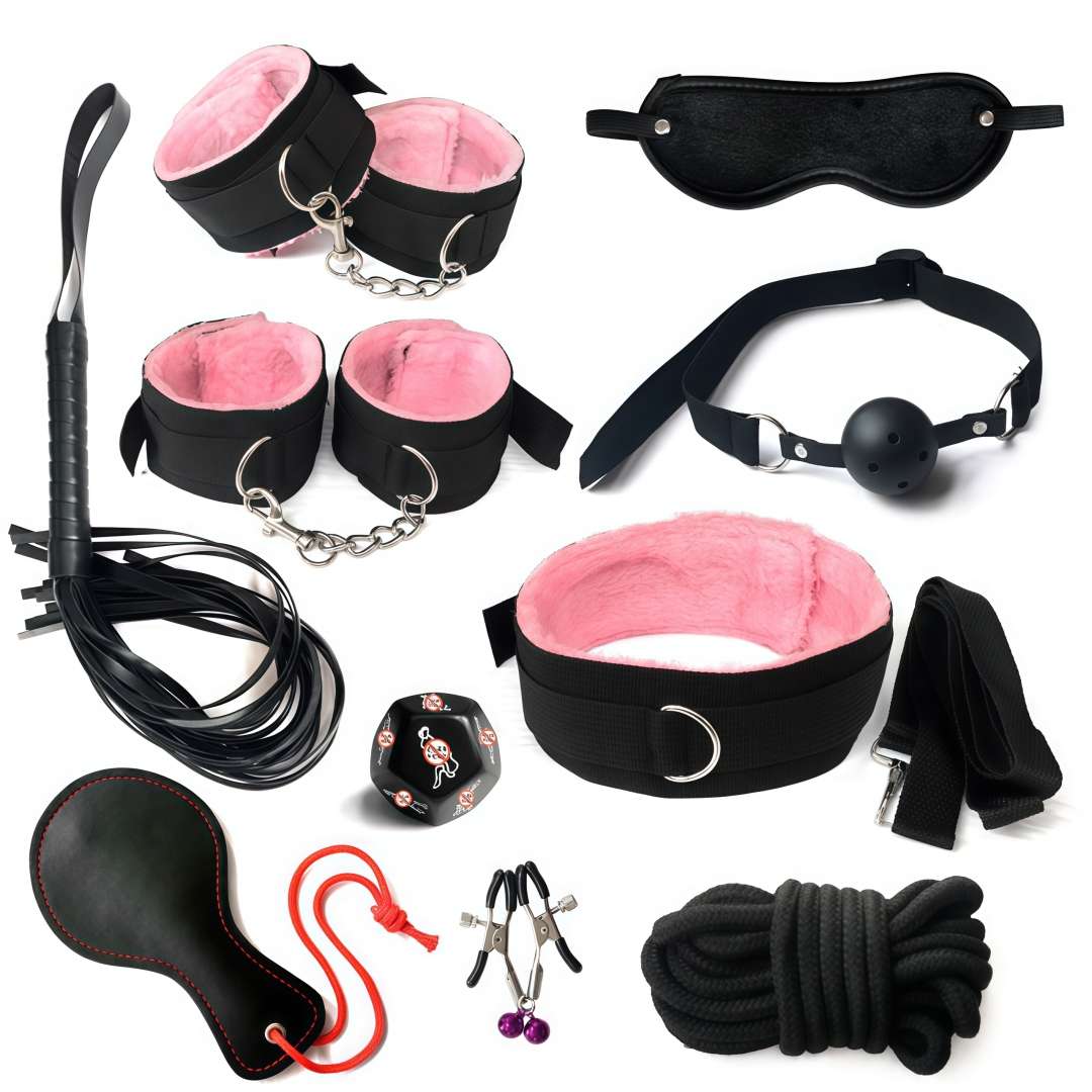 調節可能なPUレザーBDSMボンデージキットボディハーネス手錠ストラップエロティックな親密なゲームアクセサリー大人のカップル用