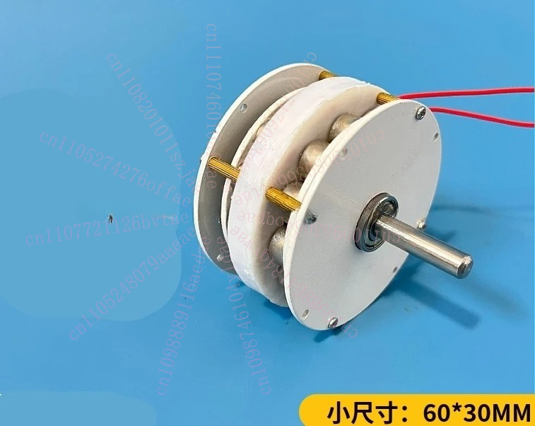 ミニミニディスクコアレス発電機低速、高効率、小型、風力油圧ハンド