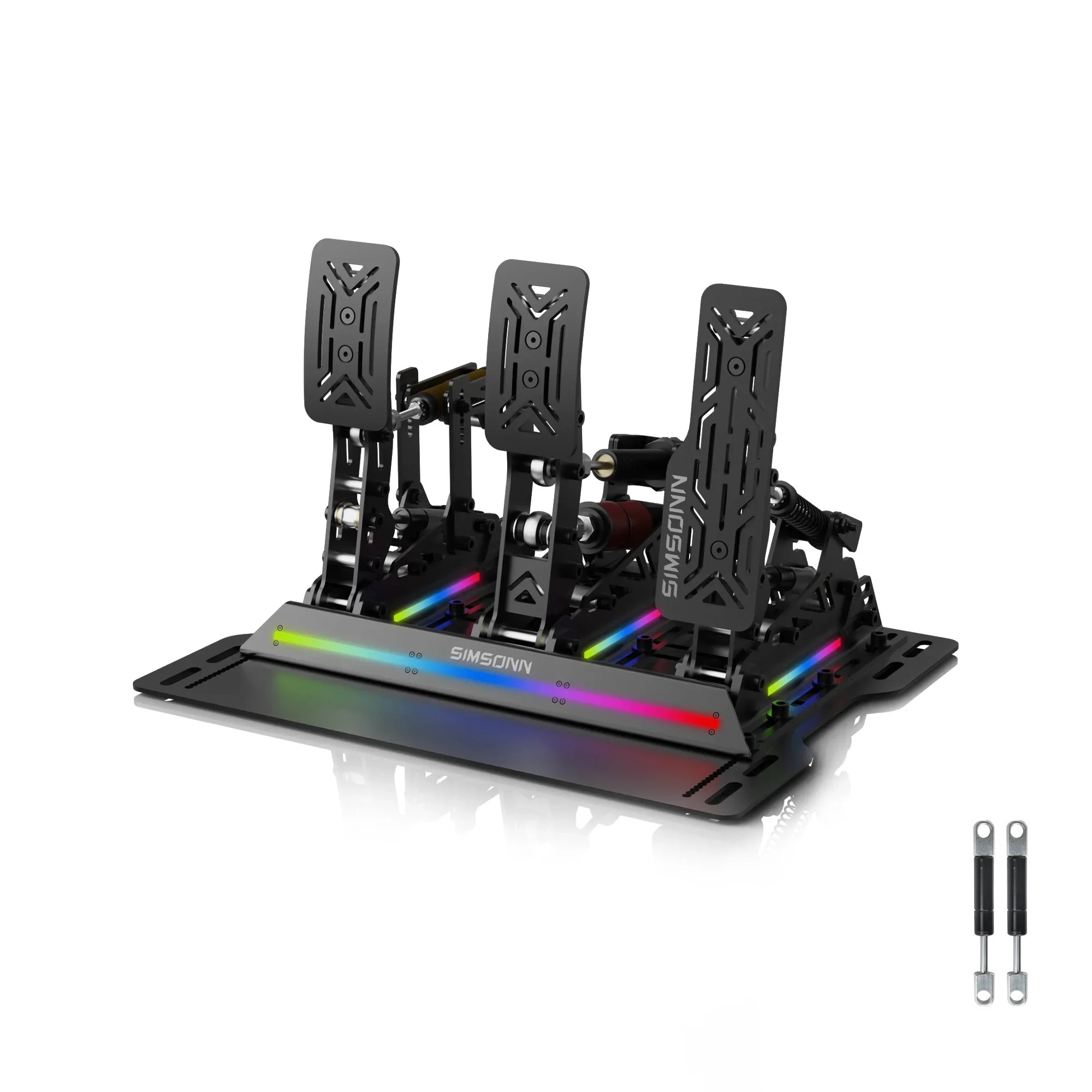 SIMSONN Black-PRO X P3-H3-Plate Racing Simulator Pedals with LED Ambient Light