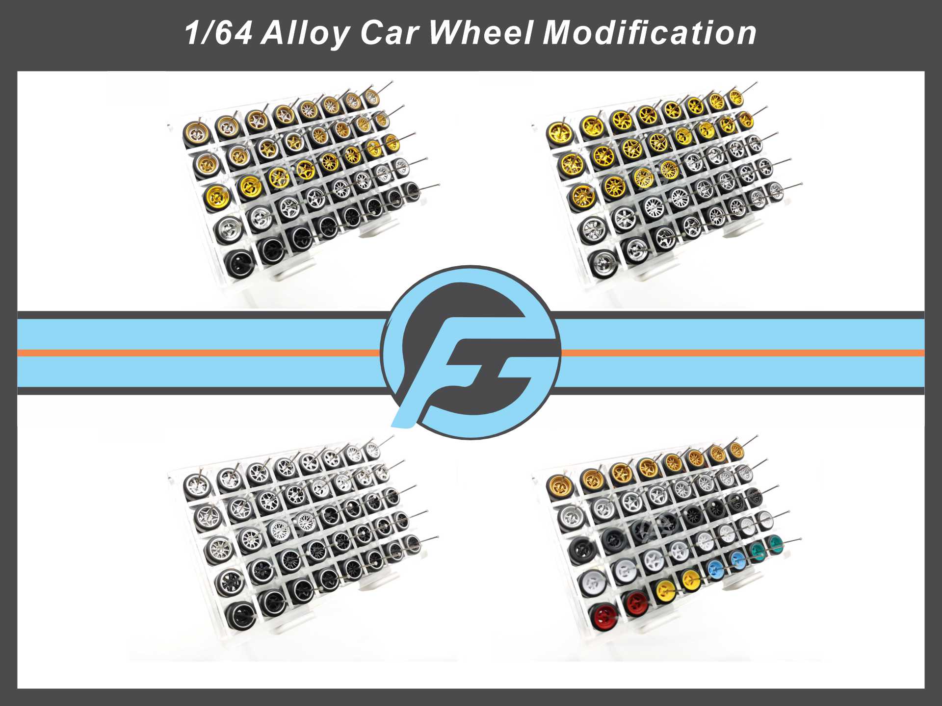 FANSGUY 10.8 ミリメートル 11 ミリメートル 1/64 大人の車のモデルホイール部品黒ゴムタイヤ 20 セット 20 車用