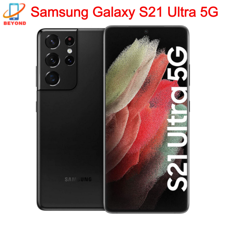 C Samsung Galaxy S21 Ultra 5G G998U S21U 6.8インチ ROM 128/256/512GB RAM 12/16GB Snapdragon NFC オリジナルロック解除 Android 携帯電話