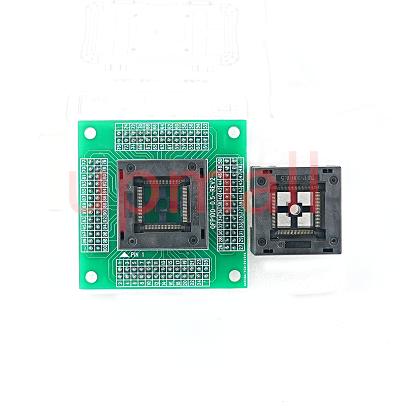 オリジナル TQFP100 FQFP100 QFP100 から DIP100 プログラミングソケット OTQ-100-0.5-09 ピッチ 0.5 ミリメートル IC ボディサイズ 14 × 14 ミリメートルテストアダプタ