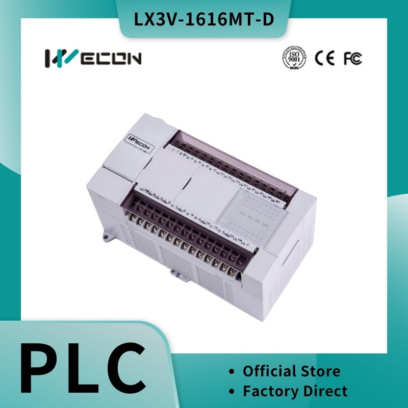 Wecon フラッグシップタイプ PLC LX3Vシリーズ 32 I/O LX3V-1616MT-A AC220V供給 トランジスタ出力