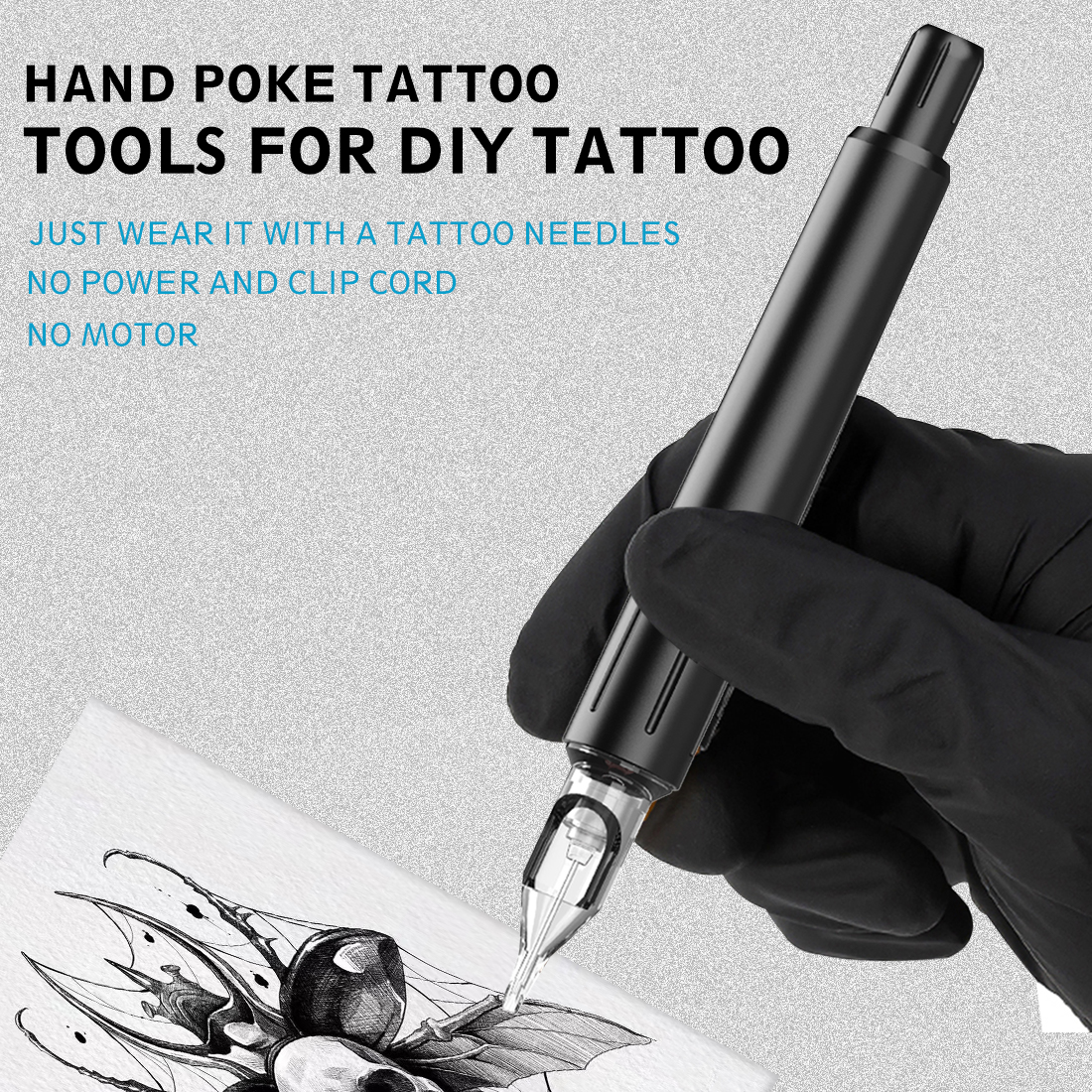 EZ DIY タトゥーカートリッジ針スティックハンドポケペン手作りタトゥーペンキットカートリッジ針タトゥーアクセサリー