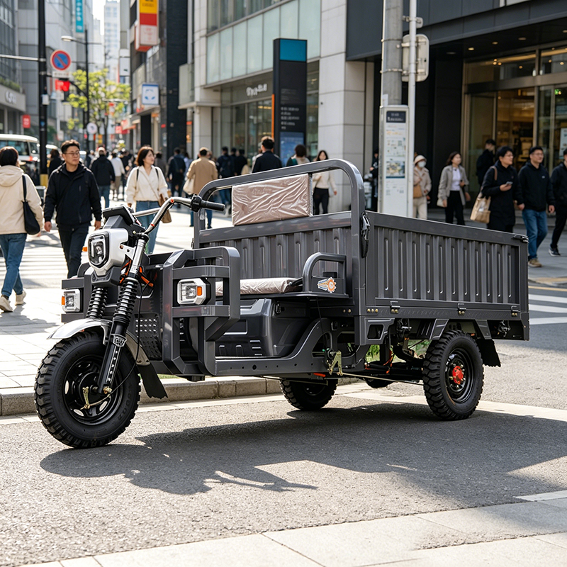 電気貨物トライク耐衝撃性重負荷電動三輪車